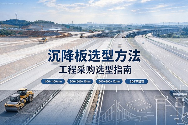 都安沉降板选择方法