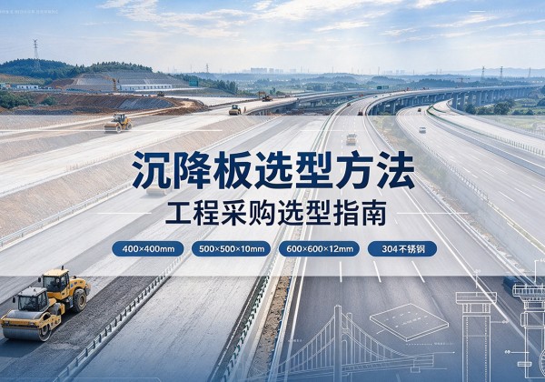 都安沉降板选择方法